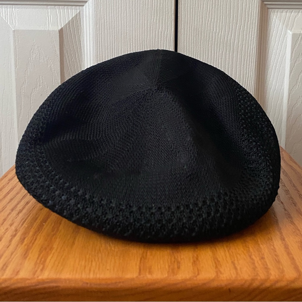 STETSON Black Vented‎ Newsboy Cabbie Golf Hat SZ L/XL